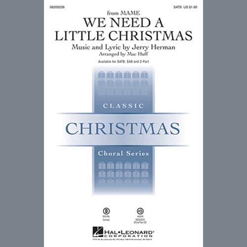 We Need A Little Christmas (from Mame) (arr. Mac Huff) - Trombone