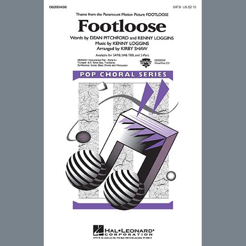 Footloose (arr. Kirby Shaw) - Trombone