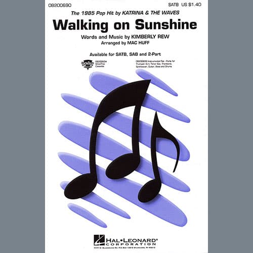 Walking on Sunshine (arr. Mac Huff) - Trombone