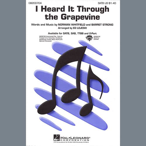 I Heard It Through The Grapevine (arr. Ed Lojeski)