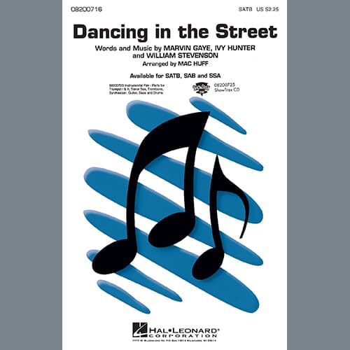 Dancing in the Street (arr. Mac Huff) - Bass