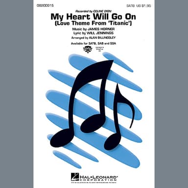 My Heart Will Go On (Love Theme From 'Titanic') (arr. Alan Billingsley)