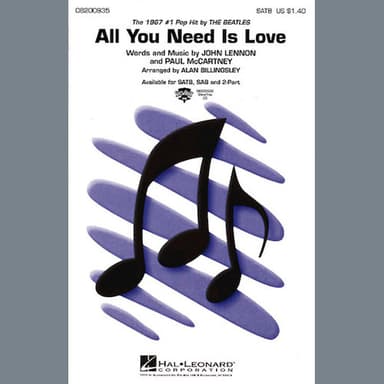 All You Need Is Love (arr. Alan Billingsley)