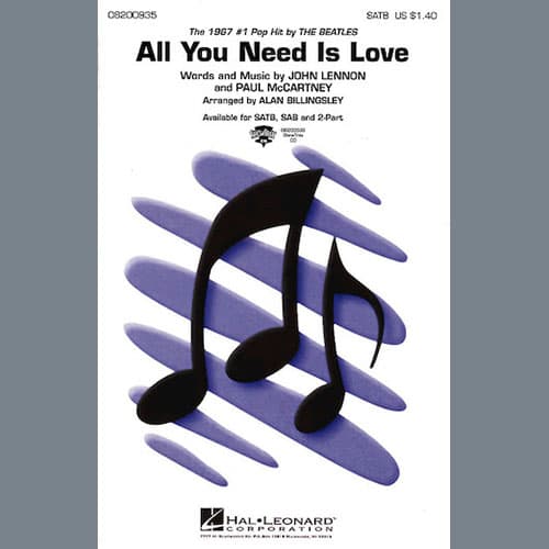 All You Need Is Love (arr. Alan Billingsley)