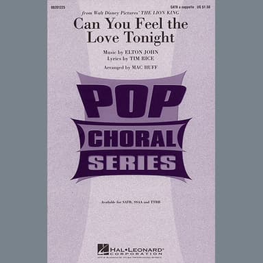 Can You Feel the Love Tonight (from The Lion King) (arr. Mac Huff)