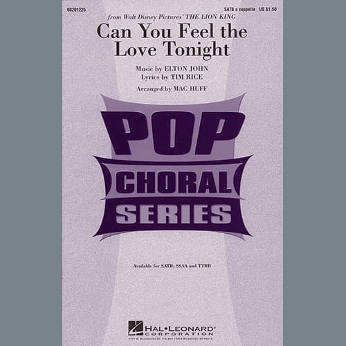 Can You Feel the Love Tonight (from The Lion King) (arr. Mac Huff)