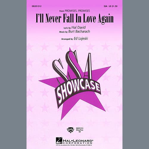 I'll Never Fall In Love Again (arr. Ed Lojeski)