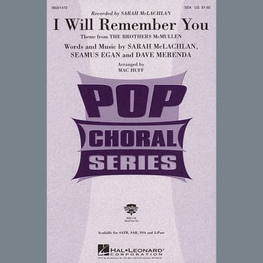 I Will Remember You (arr. Mac Huff)