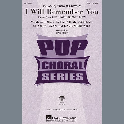 I Will Remember You (arr. Mac Huff)