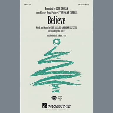 Believe (from The Polar Express) (arr. Mac Huff)