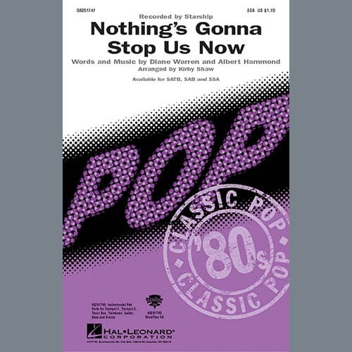Nothing's Gonna Stop Us Now (arr. Kirby Shaw)