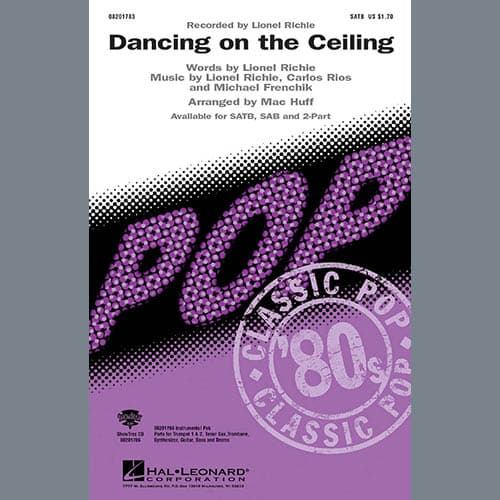 Dancing On The Ceiling (arr. Mac Huff)