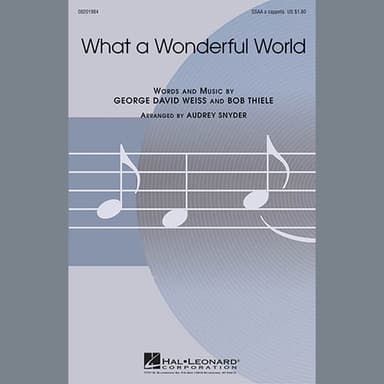 What A Wonderful World (arr. Audrey Snyder)