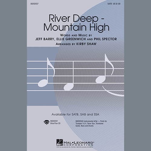 River Deep - Mountain High (arr. Kirby Shaw) - Trombone