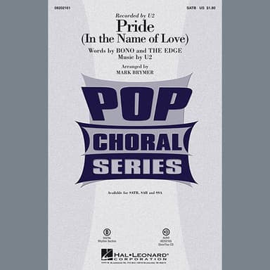 Pride (In The Name Of Love) (arr. Mark Brymer) - Bass