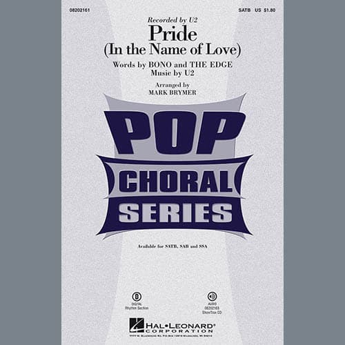 Pride (In The Name Of Love) (arr. Mark Brymer) - Bass