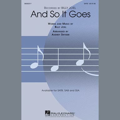 And So It Goes (arr. Audrey Snyder)