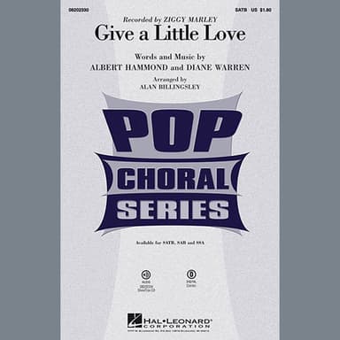 Give A Little Love (arr. Alan Billingsley) - Drums