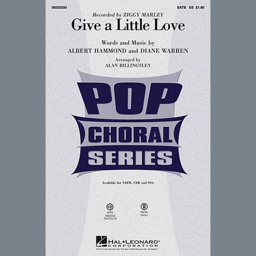 Give A Little Love (arr. Alan Billingsley) - Drums
