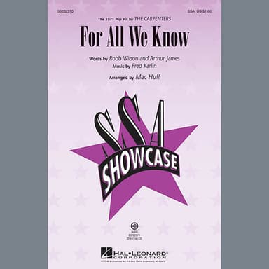 For All We Know (arr. Mac Huff)