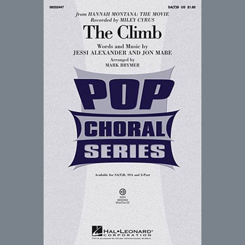 The Climb (from Hannah Montana: The Movie) (arr. Mark Brymer)