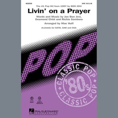 Livin' On A Prayer (arr. Mac Huff) - Drums