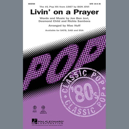 Livin' On A Prayer (arr. Mac Huff) - Drums