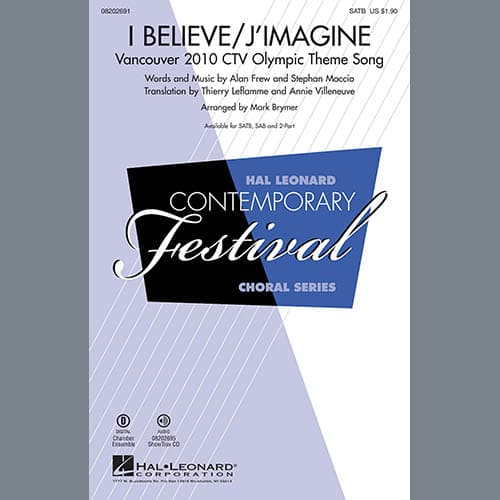 I Believe / J'Imagine - Percussion 1 & 2
