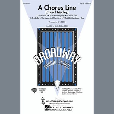 A Chorus Line (Medley) (arr. Ed Lojeski) - Bass