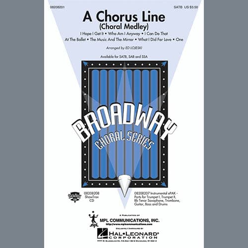 A Chorus Line (Medley) (arr. Ed Lojeski) - Bass