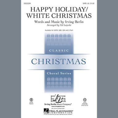 Happy Holiday/White Christmas - Bass