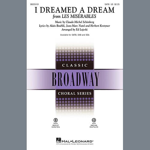 I Dreamed A Dream (from Les Miserables) (arr. Ed Lojeski)