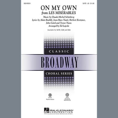 On My Own (from Les Miserables) (arr. Ed Lojeski) - Synthesizer