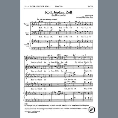 Roll, Jordan, Roll (arr. Brian Tate)