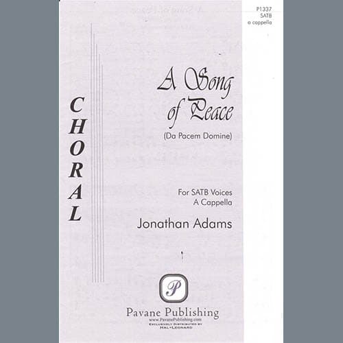 A Song Of Peace (Da Pacem Domine)
