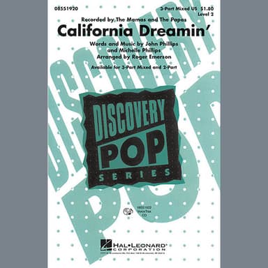 California Dreamin' (arr. Roger Emerson)