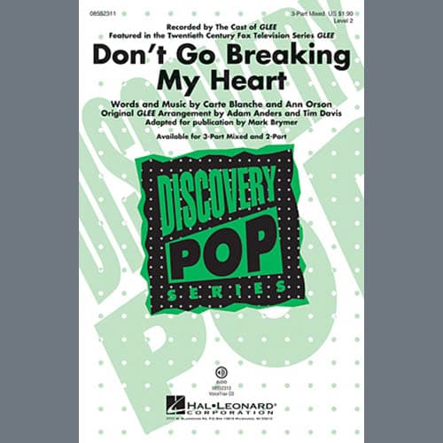 Don't Go Breaking My Heart (arr. Mark Brymer)