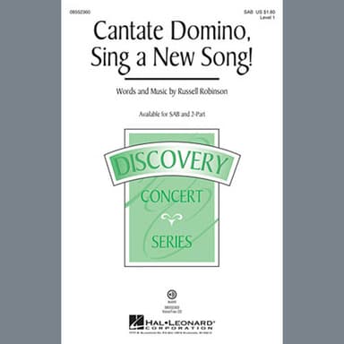 Cantate Domino, Sing A New Song!
