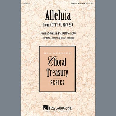 Alleluia (from Motet VI, BWV 230)