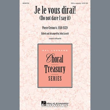 Je Le Vous Dirai