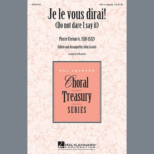 Je Le Vous Dirai