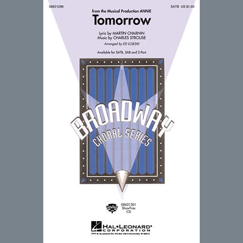 Tomorrow (from Annie) (arr. Ed Lojeski)