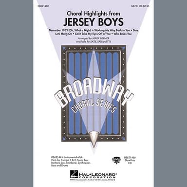 Jersey Boys (Choral Highlights) - Drums