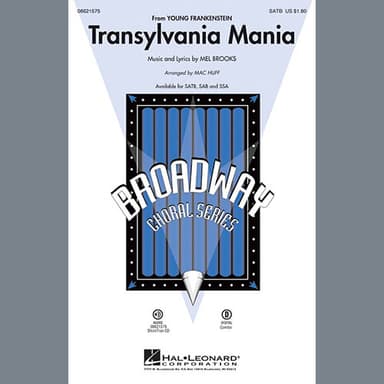 Transylvania Mania (from Young Frankenstein) - Drums