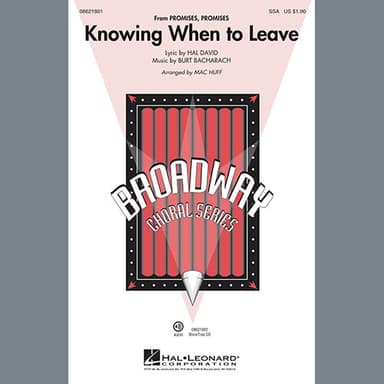 Knowing When To Leave (from Promises, Promises) (arr. Mac Huff)