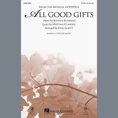All Good Gifts - Oboe