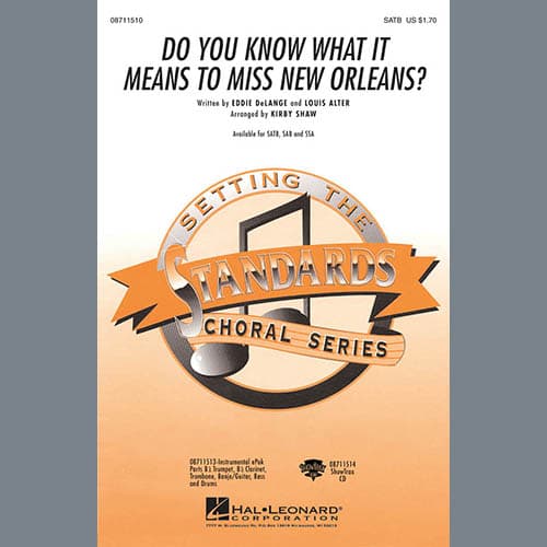 Do You Know What It Means to Miss New Orleans - Drums