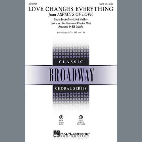 Love Changes Everything (from Aspects Of Love) (arr. Ed Lojeski) - Drums