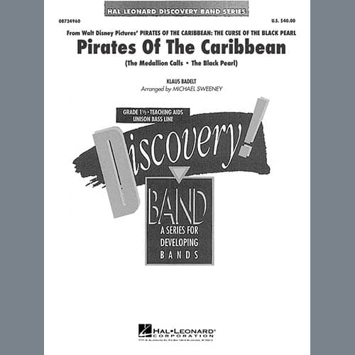 Pirates of the Caribbean (arr. Michael Sweeney) - Bb Clarinet 1