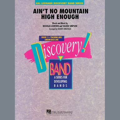 Ain't No Mountain High Enough - Bb Bass Clarinet